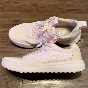 Baby pink cushion Vans